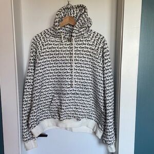 FEAR OF GOD COLLECTION TWO ALL OVER PRINT (AOP) HOODIE - WHITE/BLACK